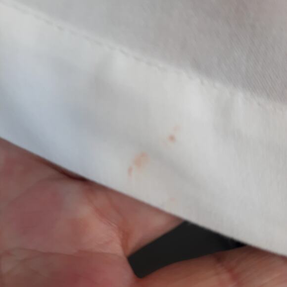 LOFT VISCOSE WOMEN'S L TOP WHITE EMBROIDERY 3/4 BELL SLEEVE PHEASANT BOHO - Picture 10 of 12